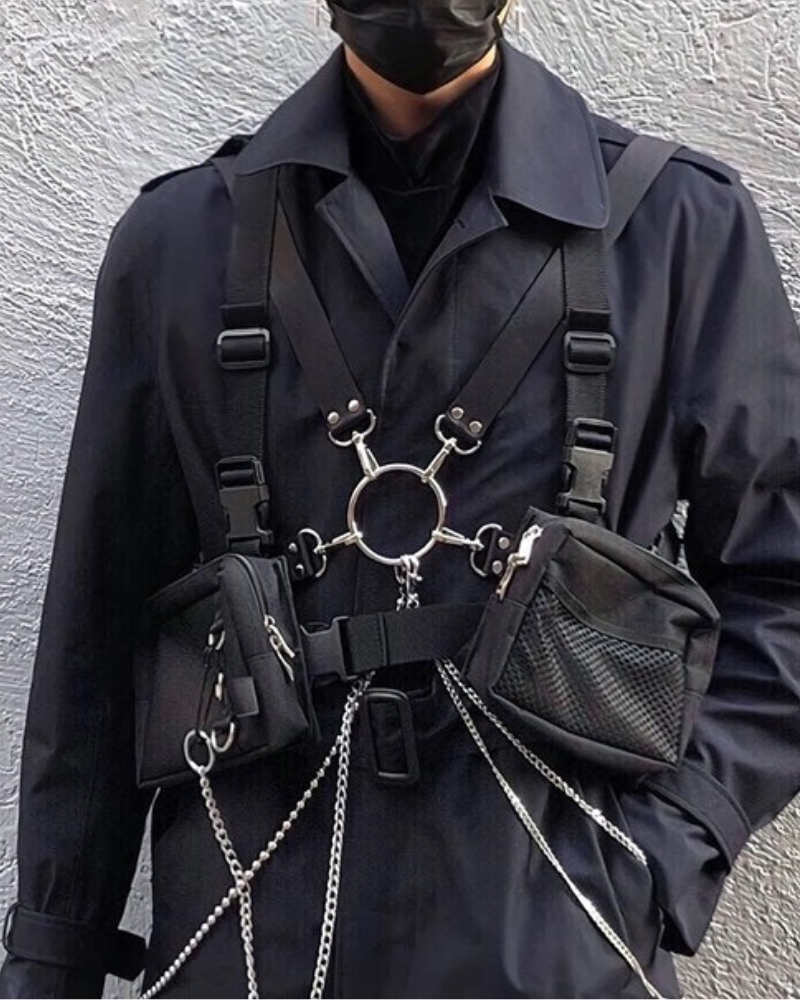 Sac à dos compact multi-usage -  noir - Sac à dos compact noir avec bandoulière ajustable