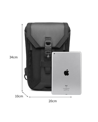 Sac à dos en bandoulière toutes saisons -  techwear - Sac à dos en bandoulière imperméable pour tous les jours