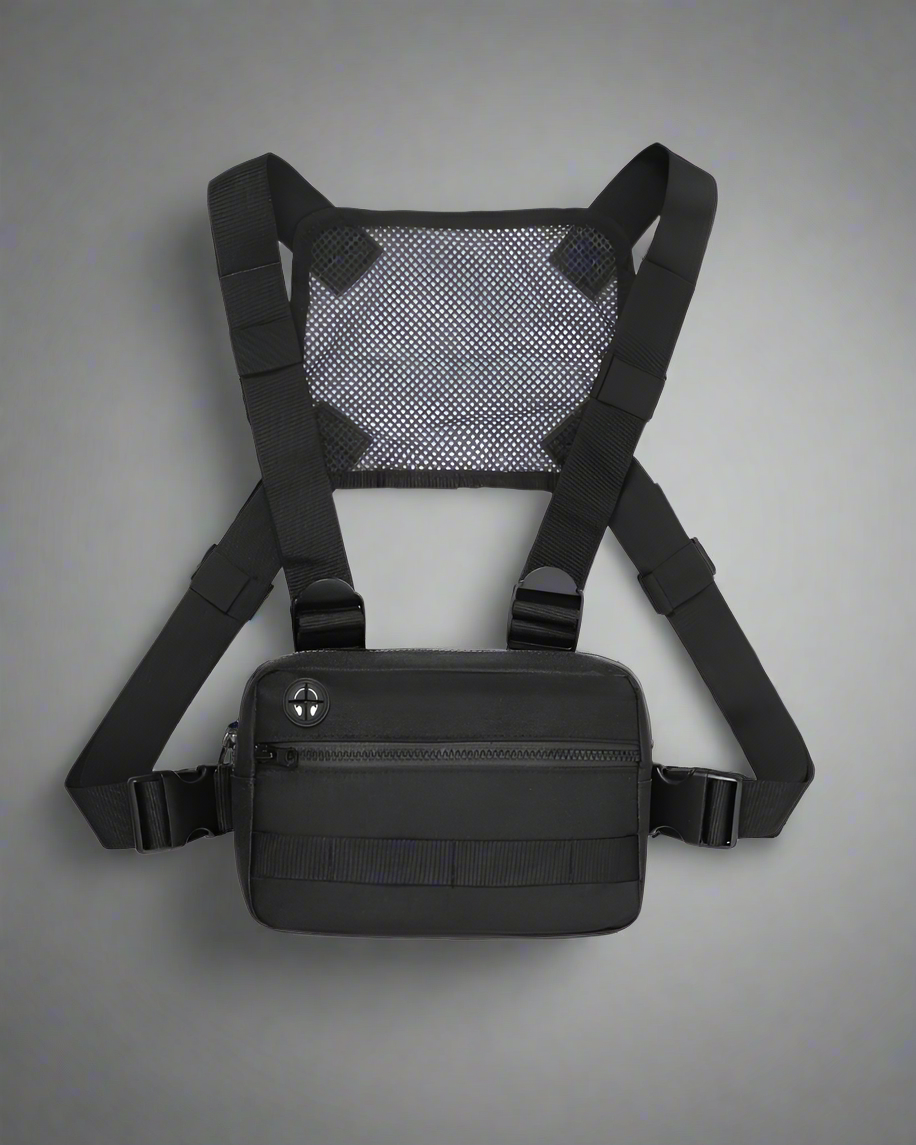 Sac à dos en maille stylé avec fermeture éclair - sac en polyester