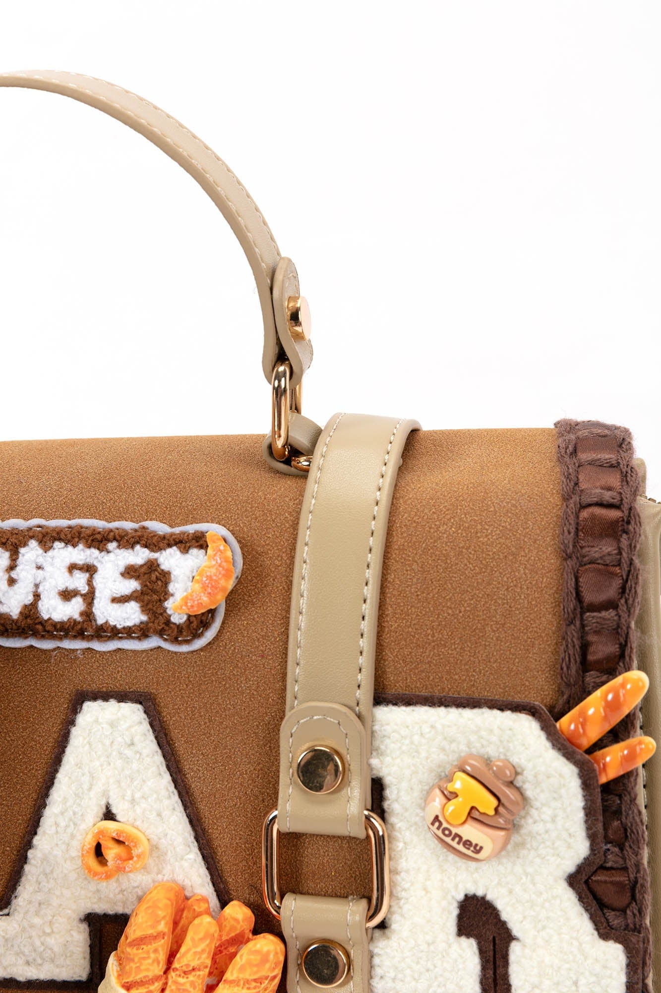 Sac à dos en peluche avec rabat -  peluche - Sac à dos en peluche au design ours pour enfants