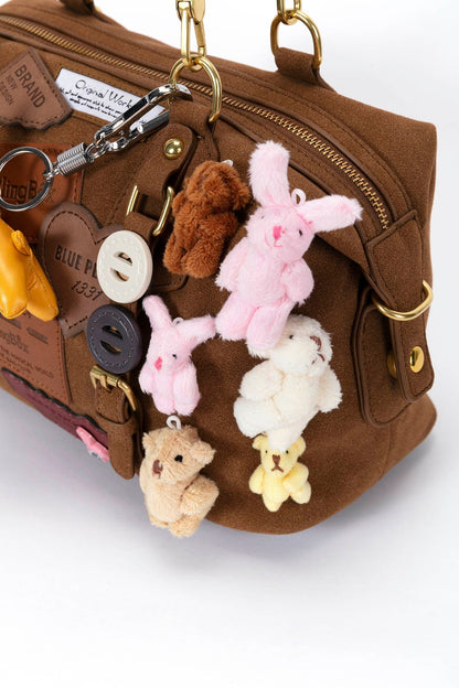 Sac à Dos Éléphant Charmant -  peluche - Sac à Dos Éléphant avec Détails en Peluche