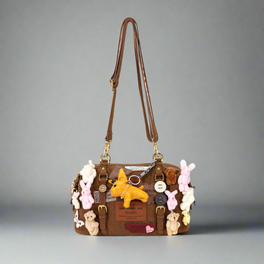 Sac à Dos Éléphant Charmant - sac à dos - Sac à Dos Éléphant avec Détails en Peluche