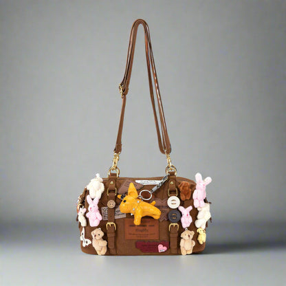 Sac à Dos Éléphant Charmant - sac à dos - Sac à Dos Éléphant avec Détails en Peluche