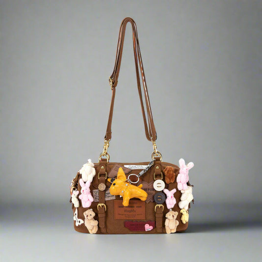 Sac à Dos Éléphant Charmant - sac à dos - Sac à Dos Éléphant avec Détails en Peluche