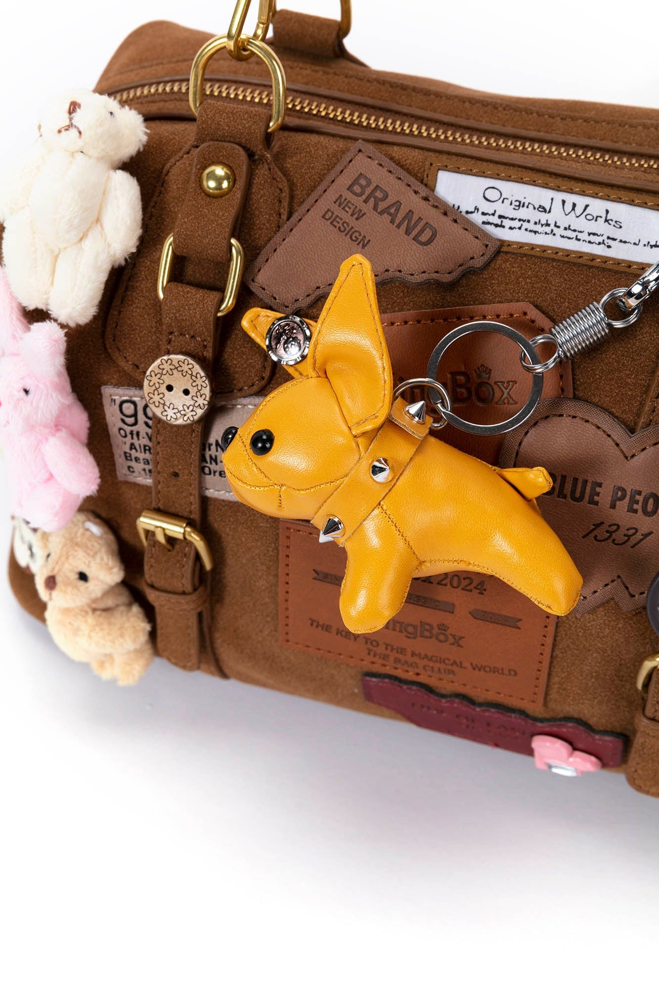 Sac à Dos Éléphant Charmant - sac à dos - Sac à Dos Éléphant avec Détails en Peluche