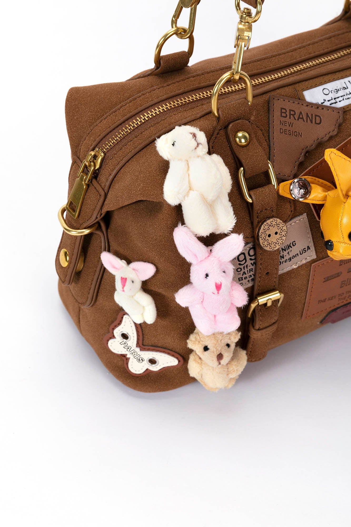 Sac à Dos Éléphant Charmant -  style - Sac à Dos Éléphant avec Détails en Peluche