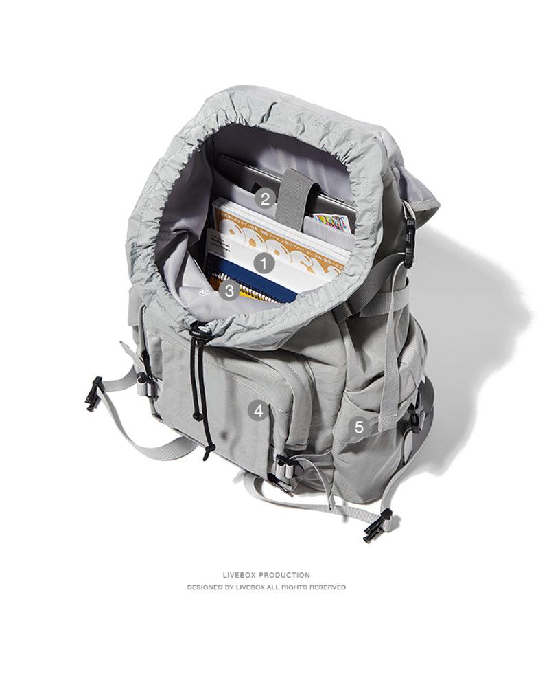 Sac à dos Techwear Urbain Chic -  streetwear - Sac à dos techwear imperméable chic et polyvalent