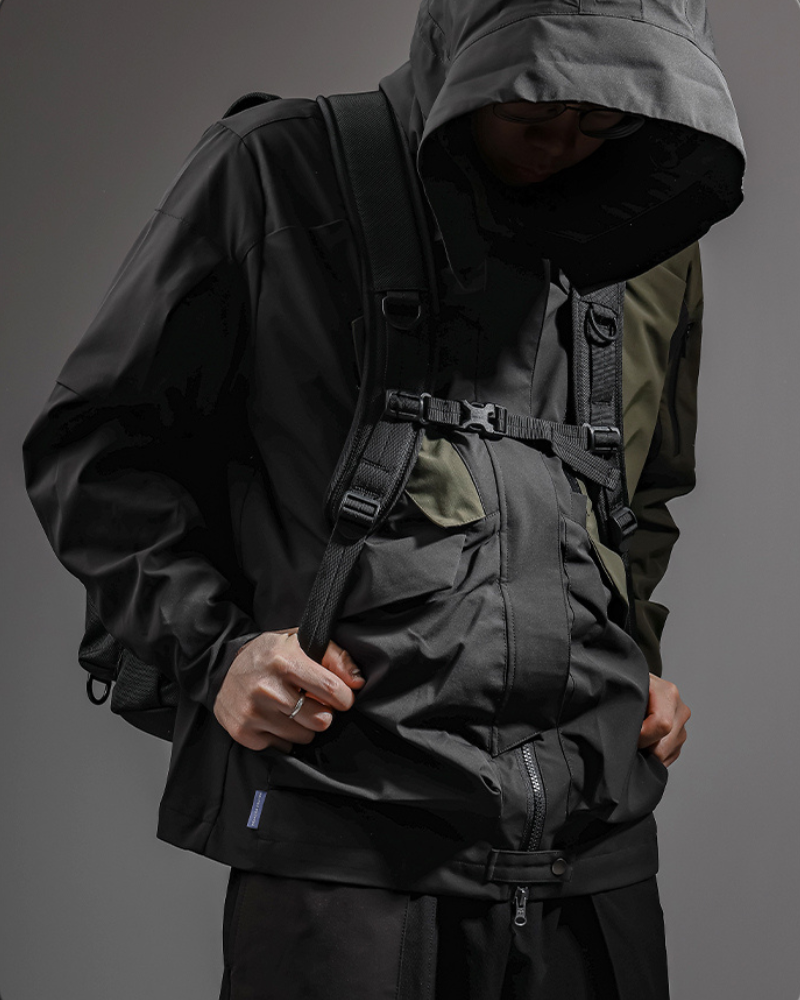 Sac à dos urbain prêt pour l'aventure -  sac à dos souple - Sac à dos urbain imperméable pour le techwear