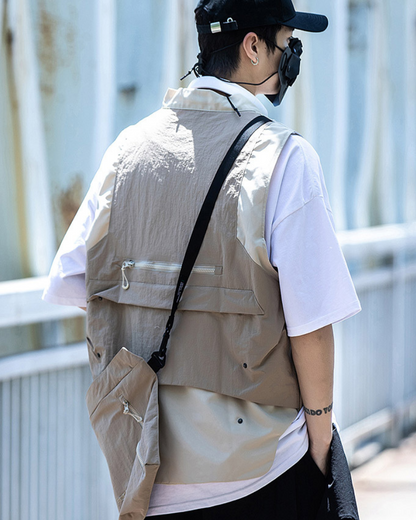 Sac à Dos-Veste Tout-en-Un pour la Ville -  sac techwear - Sac à Dos-Veste Pratique et Stylé pour la Ville