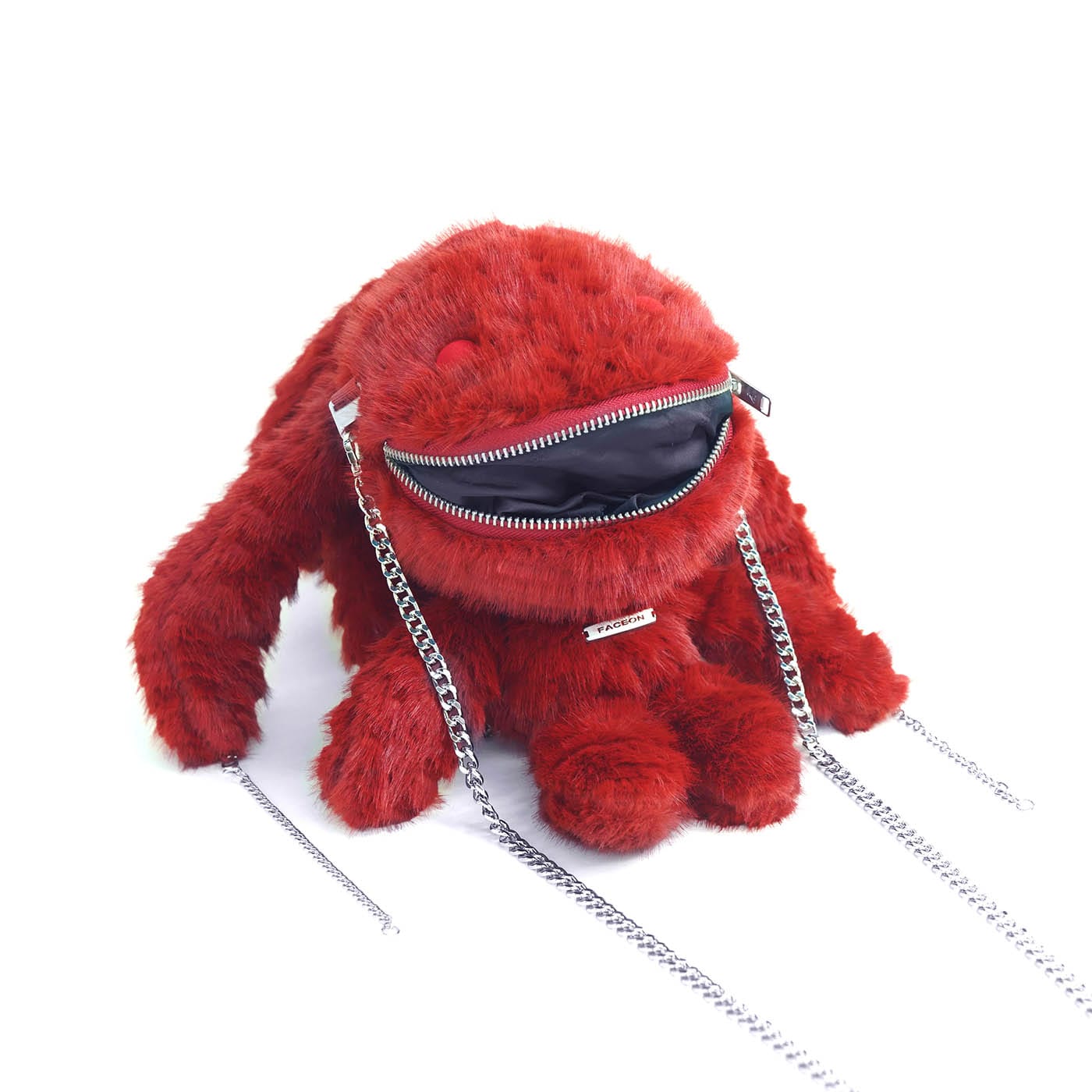 Sac en bandoulière créature prêt pour l'aventure - sac à dos en peluche - Sac en bandoulière créature en peluche pour un look ludique