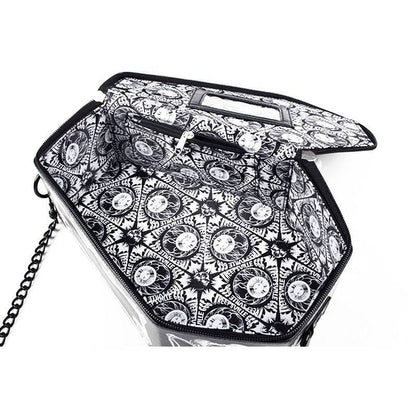 Sac en forme de cercueil gothique -  sac cercueil - Sac gothique en forme de cercueil pour un style audacieux