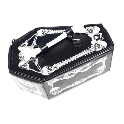Sac en forme de cercueil gothique - sac en cuir - Sac gothique en forme de cercueil pour un style audacieux