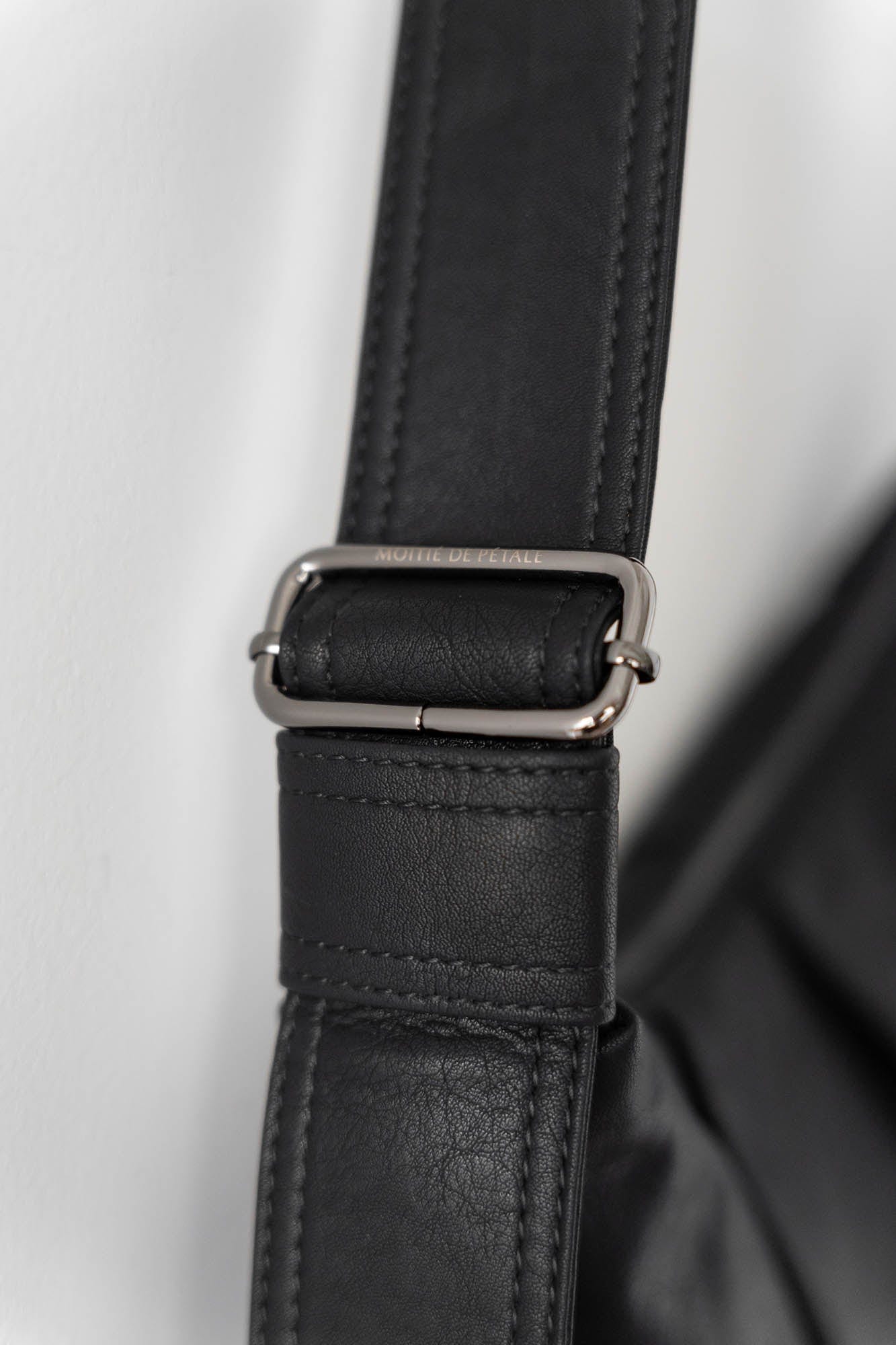 Sac fourre-tout en cuir ciré plissé élégant - sac cuir - Sac fourre-tout en cuir ciré plissé pour un style élégant