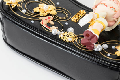 Sac Hobo Koi et Poupée Fantaisiste - sac décoratif - Sac Hobo Koi avec Poupée Fantaisiste