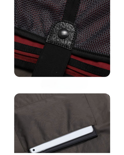 Sac Messenger Chic et Spacieux -  sac doux inspiré du techwear - Sac Messenger Chic et Spacieux pour un Style Techwear