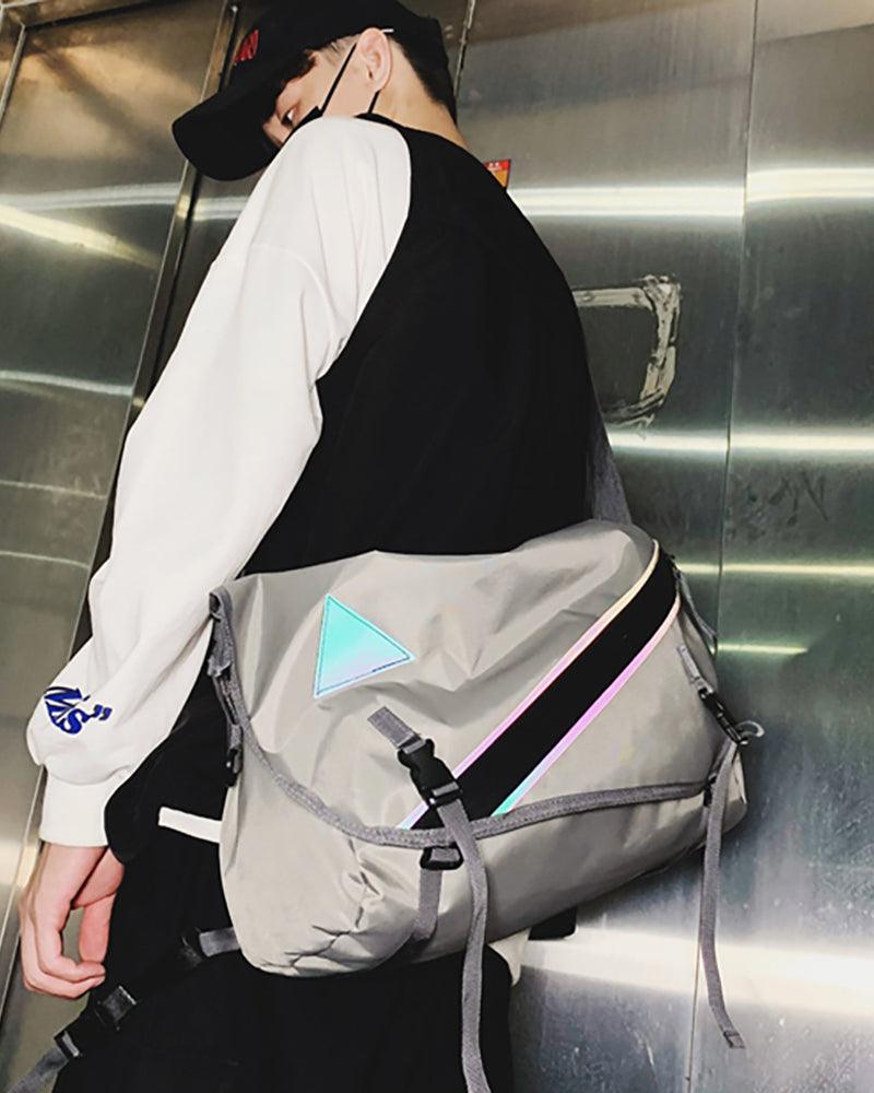 Sac Messenger Réfléchissant City Glow -  noir - Sac Messenger Réfléchissant City Glow pour un Style Urbain