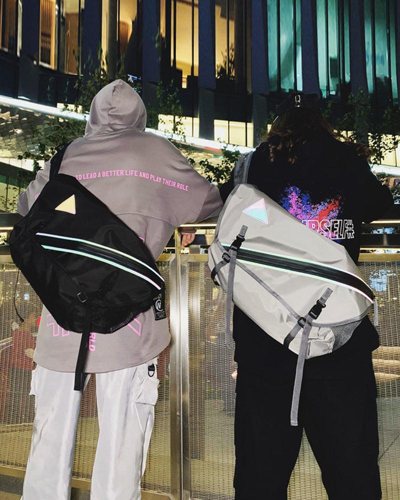 Sac Messenger Réfléchissant City Glow -  sac de style urbain - Sac Messenger Réfléchissant City Glow pour un Style Urbain