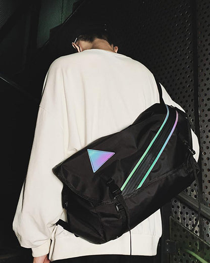 Sac Messenger Réfléchissant City Glow - sac messenger - Sac Messenger Réfléchissant City Glow pour un Style Urbain