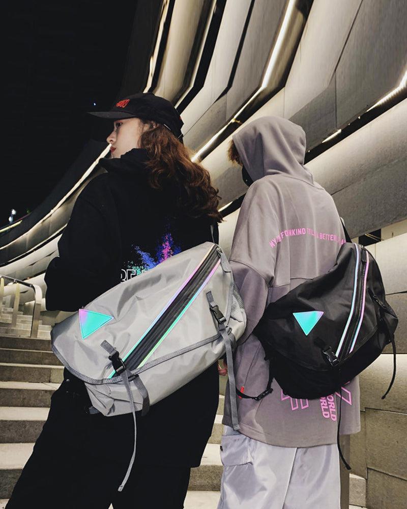 Sac Messenger Réfléchissant City Glow - sac pour usage quotidien - Sac Messenger Réfléchissant City Glow pour un Style Urbain