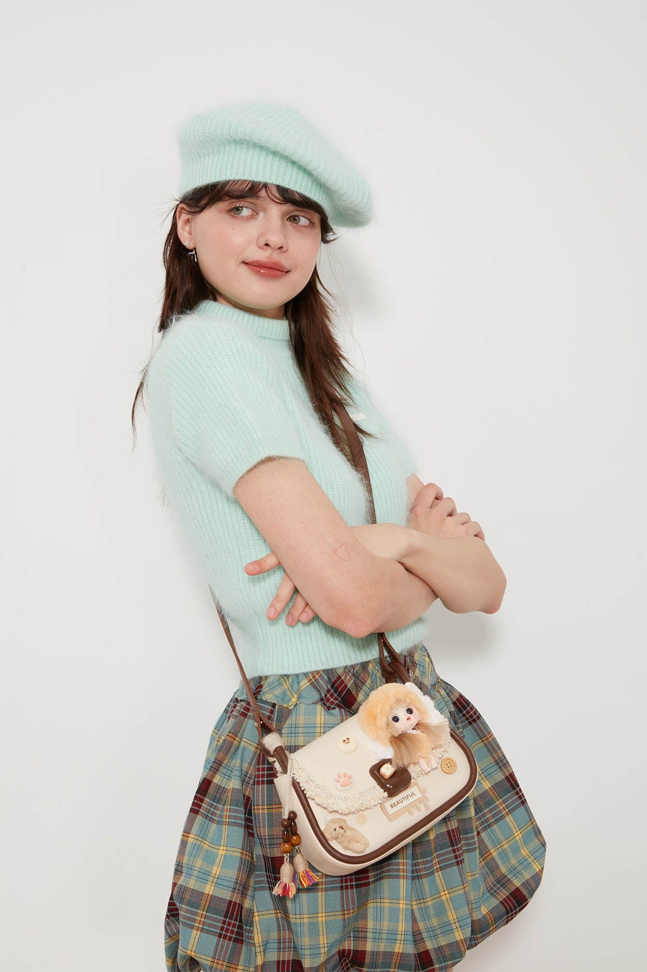 Sacoche de Poupée Fée Fantaisiste - sac de poupée - Sacoche de poupée fée fantaisiste au style vintage