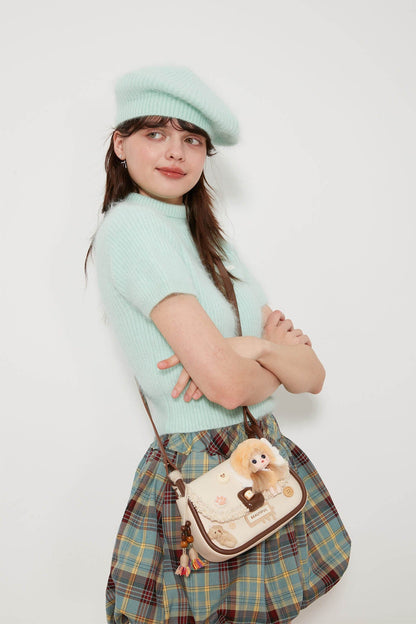 Sacoche de Poupée Fée Fantaisiste - sac de poupée - Sacoche de poupée fée fantaisiste au style vintage