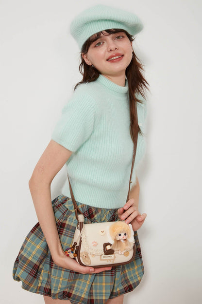 Sacoche de Poupée Fée Fantaisiste -  sac à main fantastique - Sacoche de poupée fée fantaisiste au style vintage