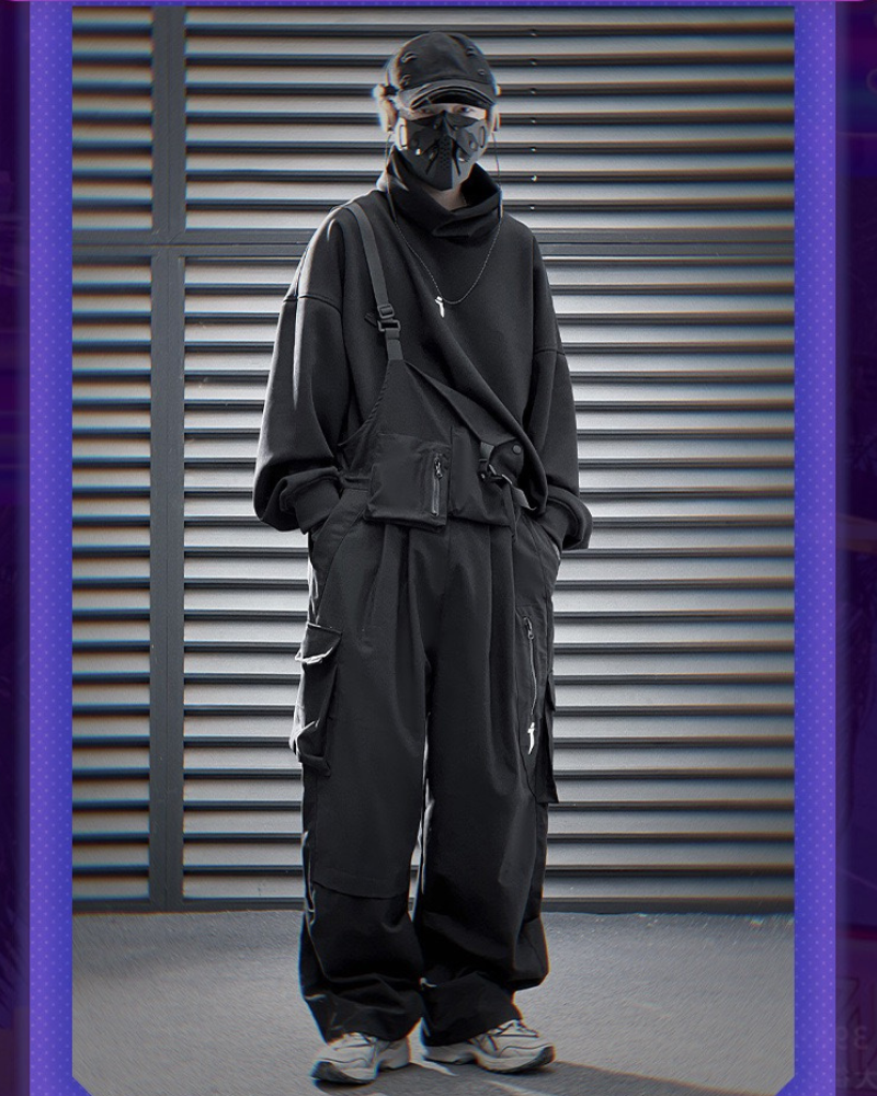 Salopette Utilitaire Polyvalente -  pantalon urbain - Salopette Utilitaire Polyvalente pour Tous les Styles