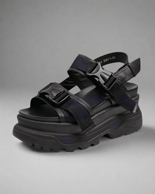 Sandales Tech à Plateforme Élégantes - chaussures confortables - Sandales Tech à Plateforme Élégantes et Confortables