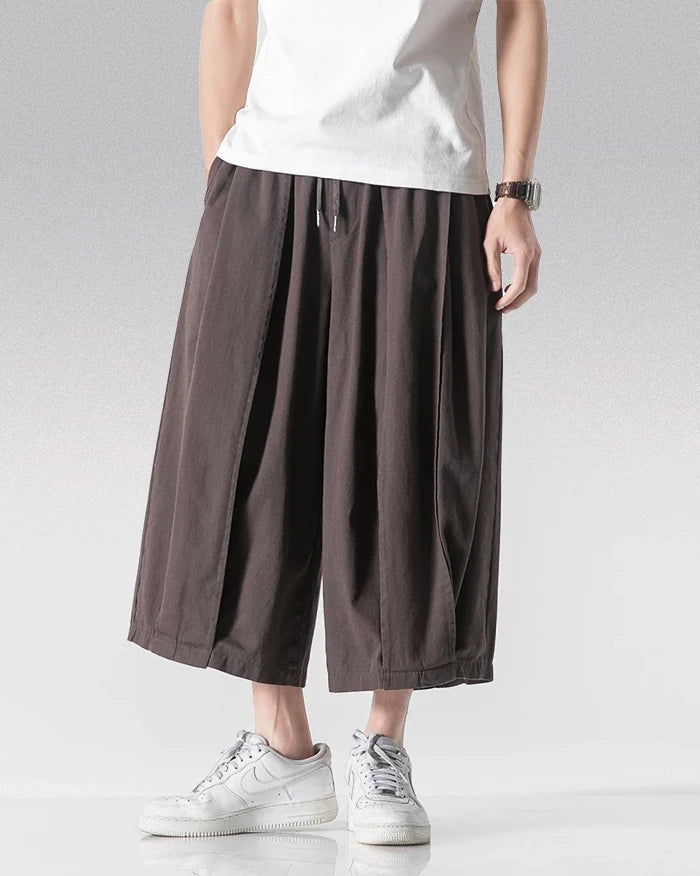 Pantalons Hakama Courts Stylés