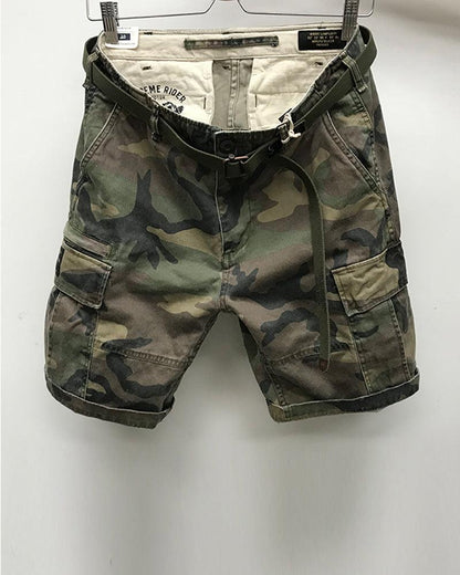 Shorts Cargo Camo Prêts pour la Ville -  mode urbaine - Shorts Cargo Camo pour Aventures en Plein Air