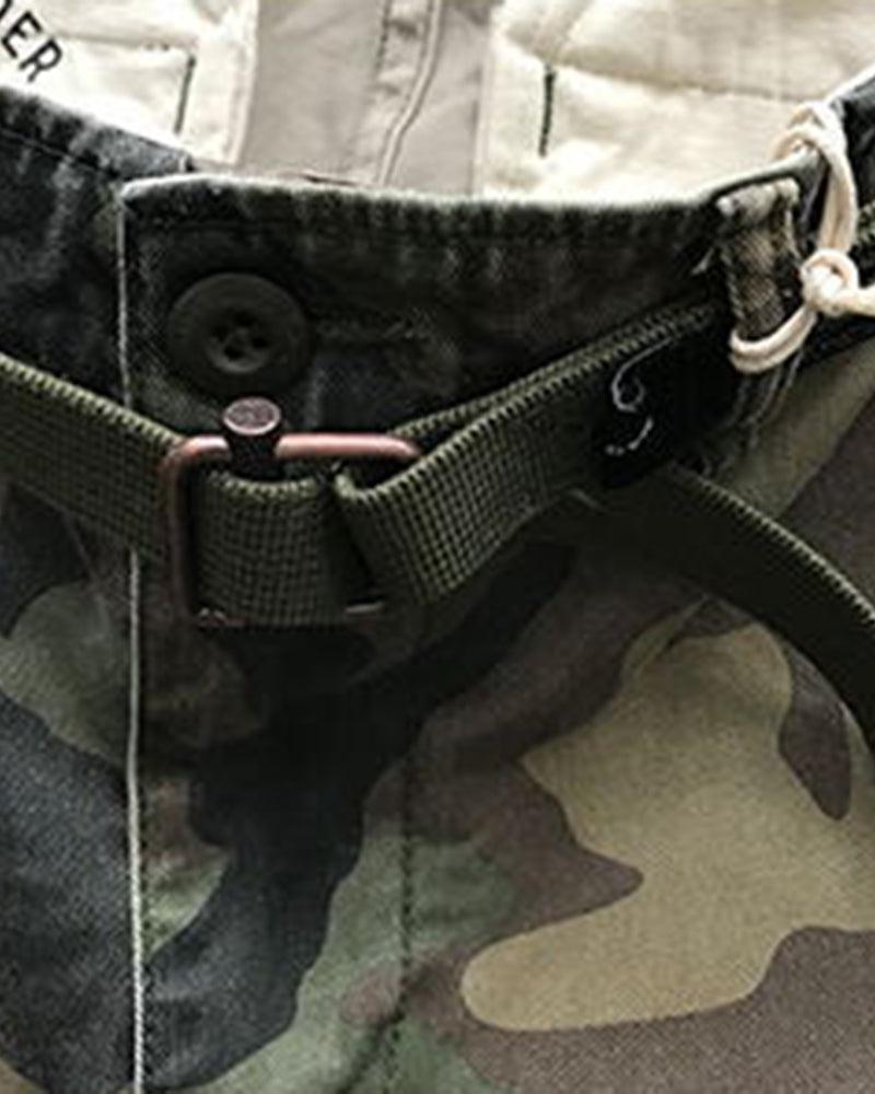 Shorts Cargo Camo Prêts pour la Ville -  shorts cargo - Shorts Cargo Camo pour Aventures en Plein Air