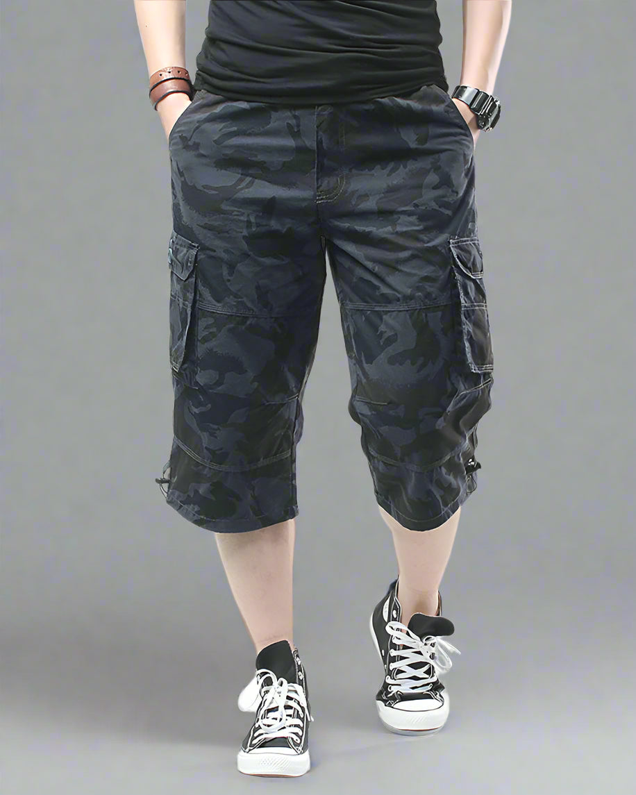 Shorts cargo camouflage surdimensionnés tendance - shorts - Shorts cargo camouflage tendance pour toutes vos aventures