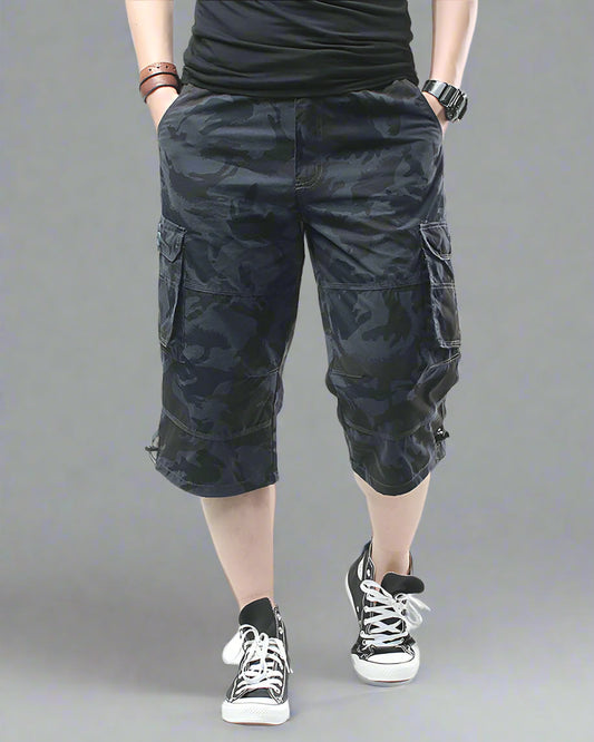 Shorts cargo camouflage surdimensionnés tendance - shorts - Shorts cargo camouflage tendance pour toutes vos aventures