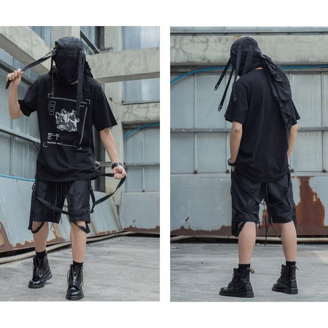 Shorts Cargo d'Aventure Urbaine -  techwear - Shorts Cargo d'Aventure Urbaine pour un Style Polyvalent