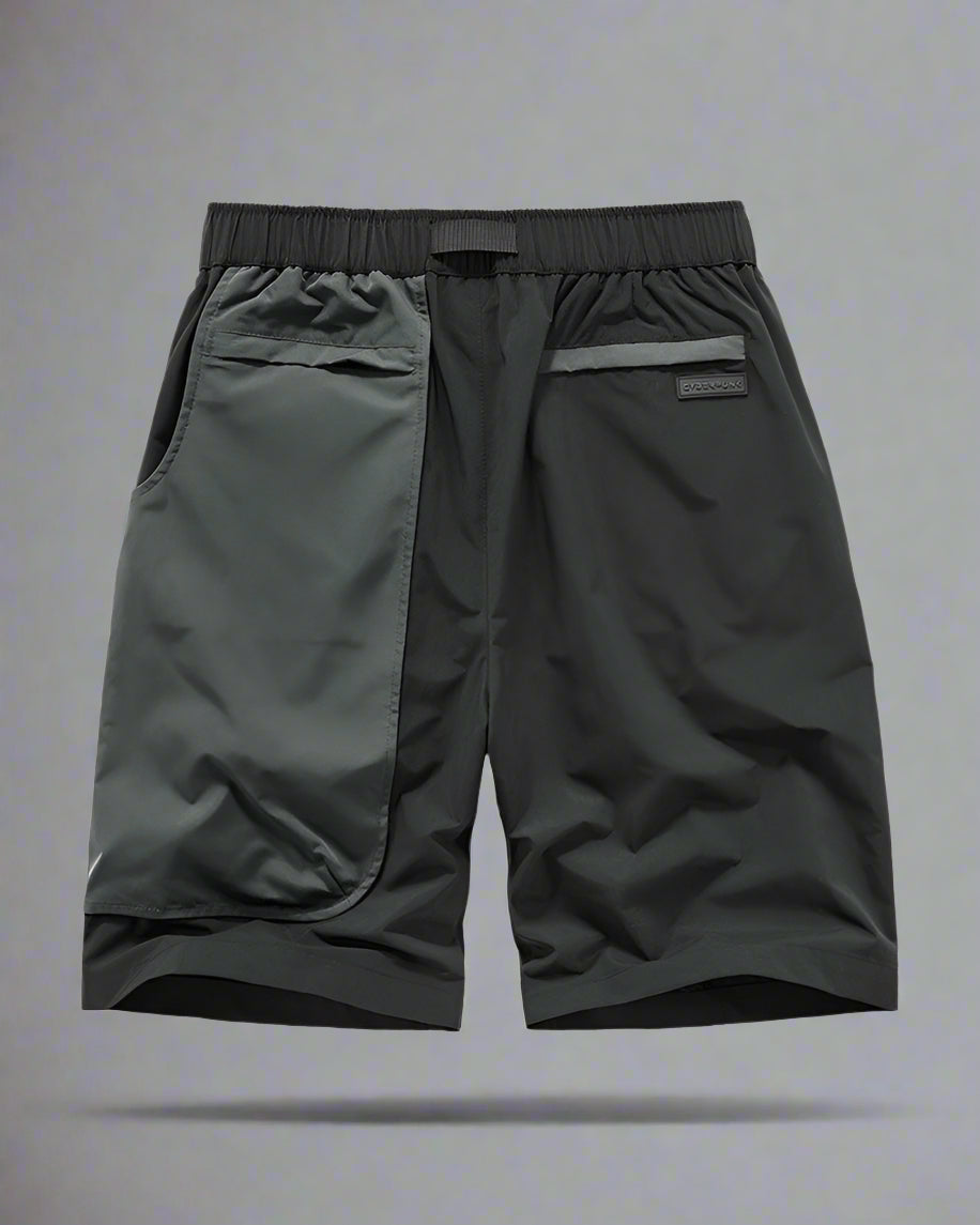 Shorts cargo à double couche tout temps - shorts fonctionnels - Shorts cargo tout temps pour le plein air