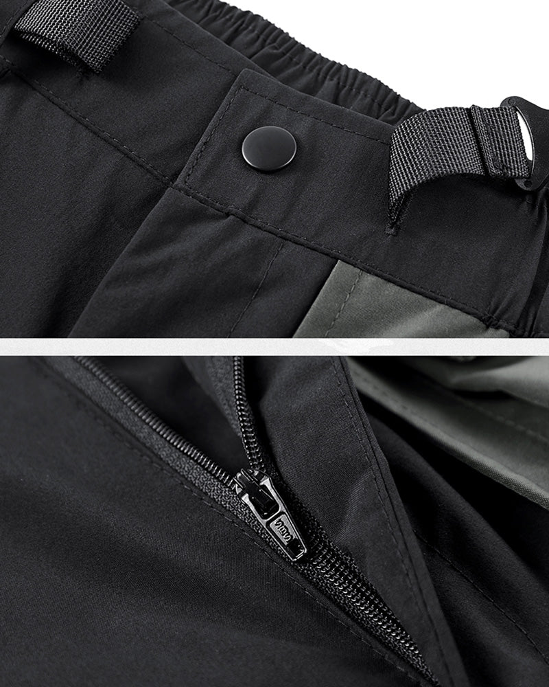 Shorts cargo à double couche tout temps -  vêtements résistants - Shorts cargo tout temps pour le plein air