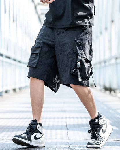 Shorts Cargo d'Été Ultra Rapide à Séchage -  mode streetwear - Shorts Cargo d'Été à Séchage Rapide pour Homme