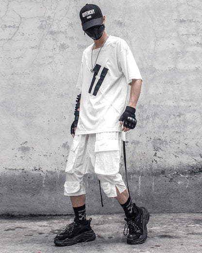 Shorts Cargo Longs Polyvalents -  cargo - Shorts Cargo Longs pour un Style Urbain et Fonctionnel