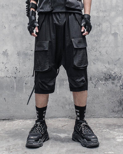 Shorts Cargo Longs Polyvalents -  polyvalents - Shorts Cargo Longs pour un Style Urbain et Fonctionnel