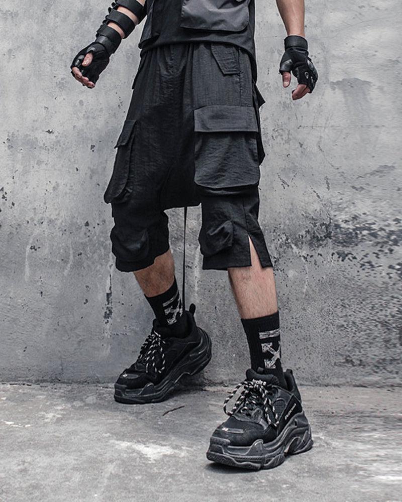 Shorts Cargo Longs Polyvalents -  shorts confortables - Shorts Cargo Longs pour un Style Urbain et Fonctionnel