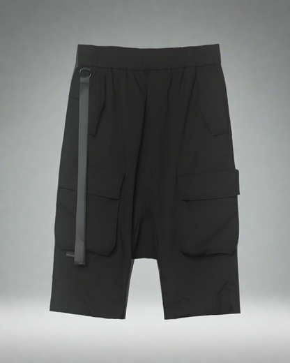 Shorts Cargo Longs Polyvalents -  techwear - Shorts Cargo Longs pour un Style Urbain et Fonctionnel