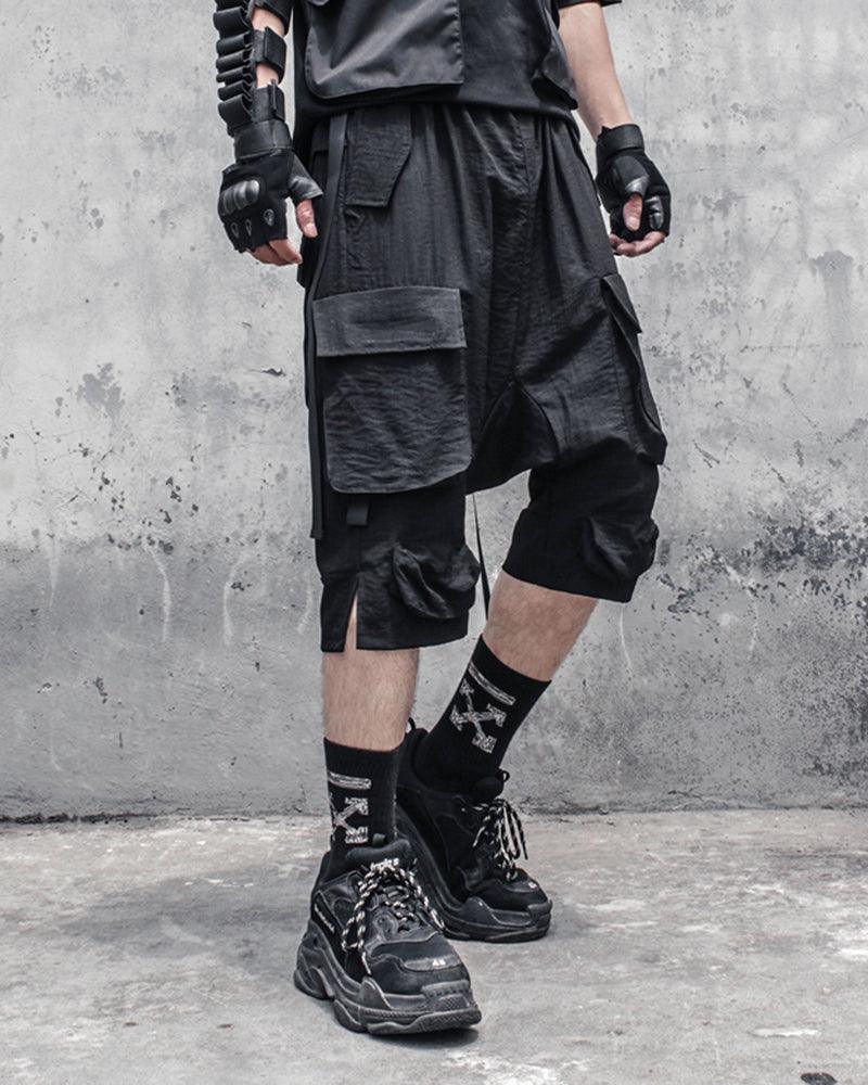 Shorts Cargo Longs Polyvalents - shorts urbains - Shorts Cargo Longs pour un Style Urbain et Fonctionnel