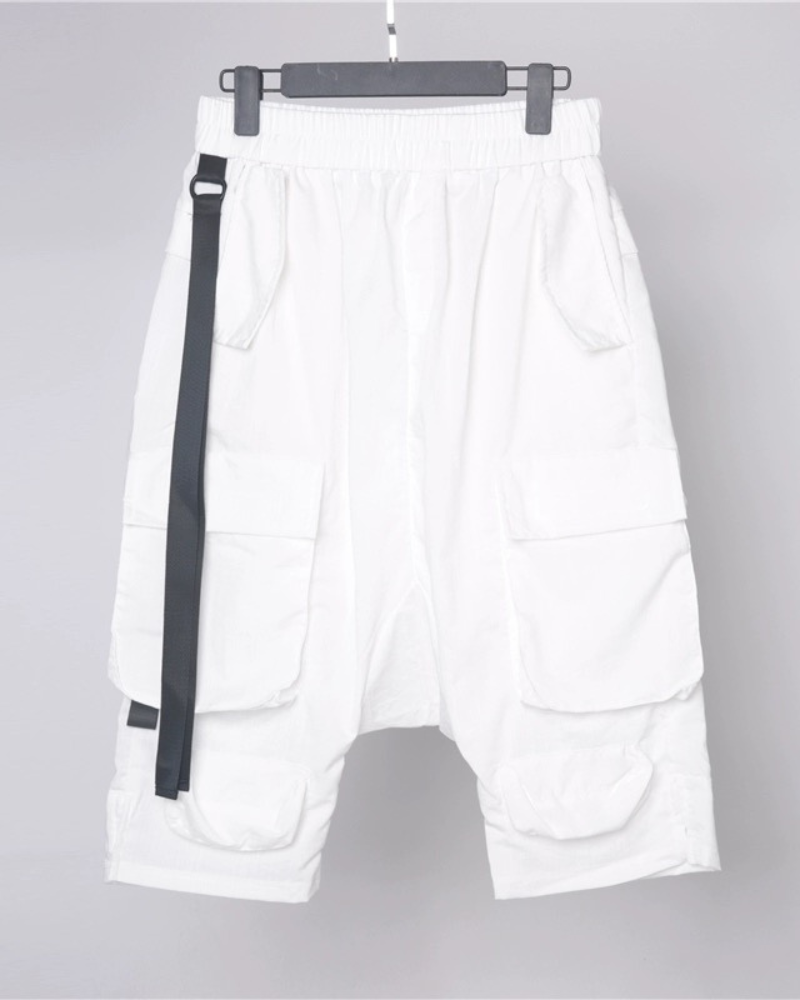 Shorts Cargo Longs Polyvalents -  urbain - Shorts Cargo Longs pour un Style Urbain et Fonctionnel