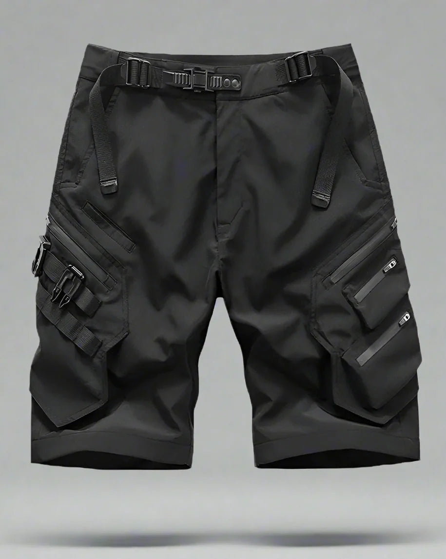 Shorts Cargo Noir Essentiels - pantalon cargo - Shorts Cargo Noir pour Aventuriers Urbains