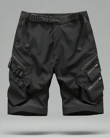 Shorts Cargo Noir Essentiels - pantalon cargo - Shorts Cargo Noir pour Aventuriers Urbains