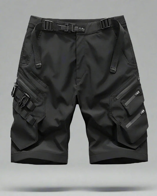 Shorts Cargo Noir Essentiels - pantalon cargo - Shorts Cargo Noir pour Aventuriers Urbains