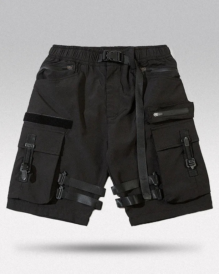 Shorts Cargo Noirs Chic -  mode chic - Shorts Cargo Noirs Chic pour un Style Urbain