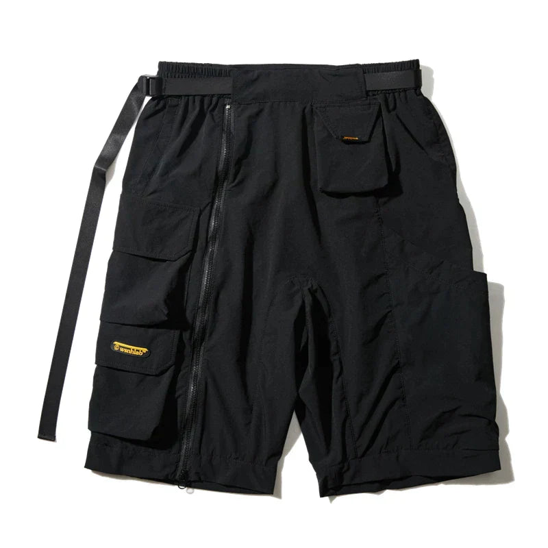 Shorts Cargo Noirs Élégants -  mode urbaine - Shorts Cargo Noirs Élégants pour un Style Urbain