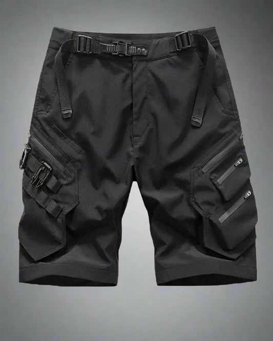 Shorts Cargo Noirs Stylés - shorts - Shorts Cargo Noirs Stylés pour un Confort Urbain
