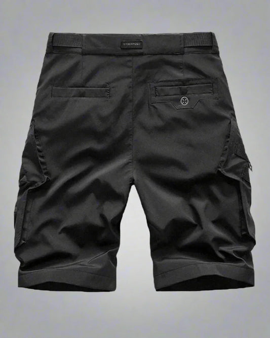 Shorts Cargo Noirs Stylés - shorts pour aventure urbaine - Shorts Cargo Noirs Stylés pour un Confort Urbain